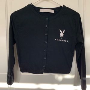 Black Playboy long sleeve